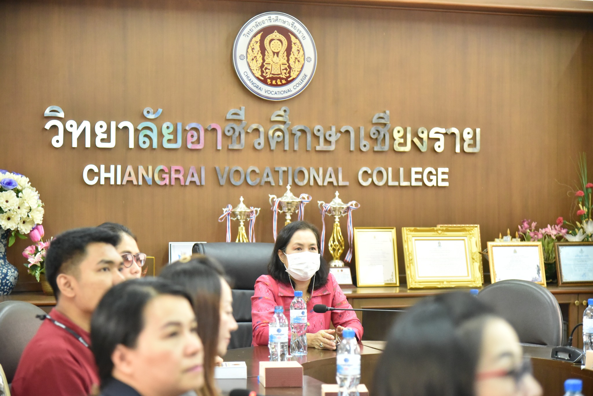 ให้การต้อนรับคณะศึกษาดูงานจากวิทยาลัยเทคนิคเชียงราย