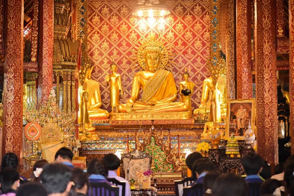 ดำเนินกิจกรรมวันวิสาขบูชา (เยาวชนคนพันธุ์ R อาชีวะเชียงรายเข้าวัดทำบุญ) ประจำปี 2567 ณ วัดพระสิงห์พระอารามหลวง จังหวัดเชียงราย